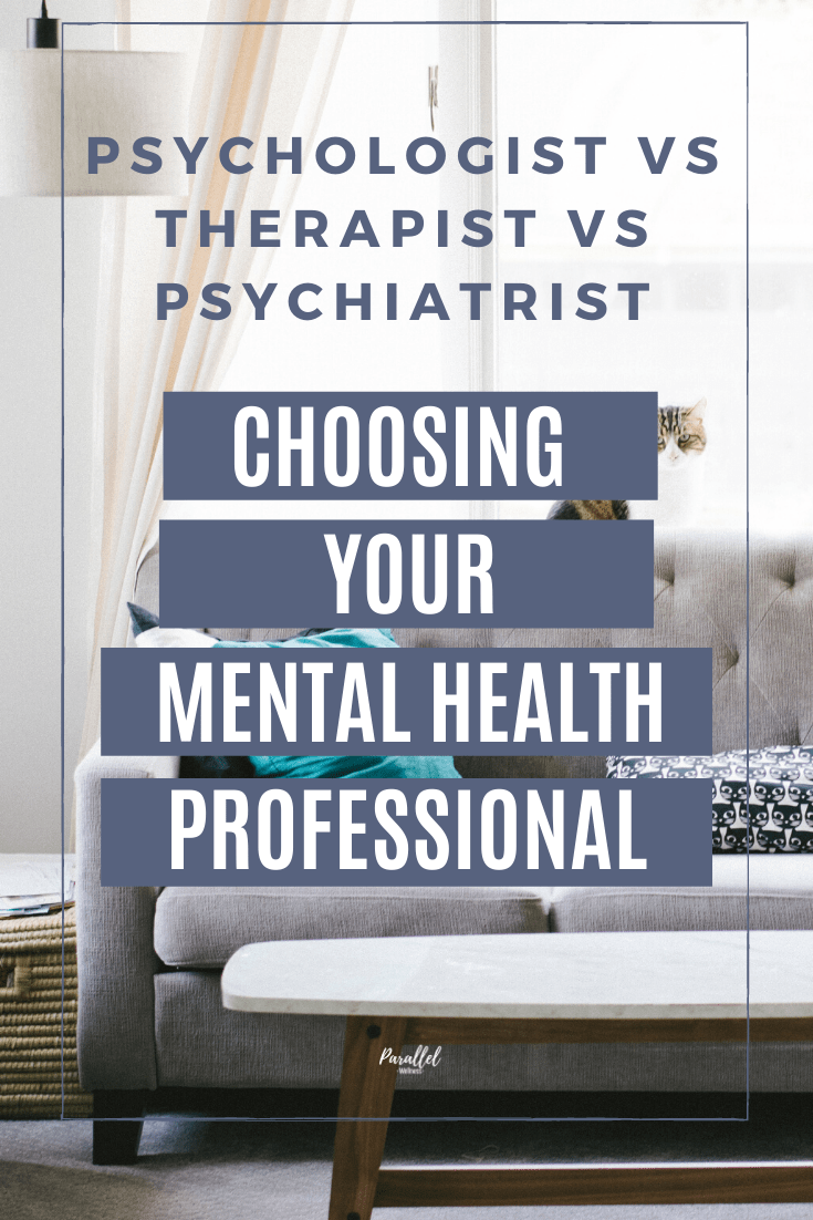The Differences between Mental Health Professionals